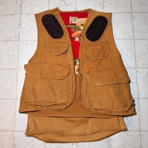 Brown Carhartt Dux Hunting Utility Vest with Pockets